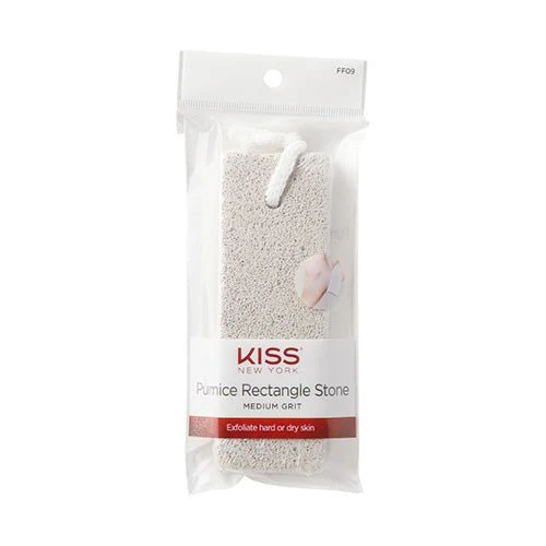 Kiss New York Pumice Rectangle Stone - Medium Grit