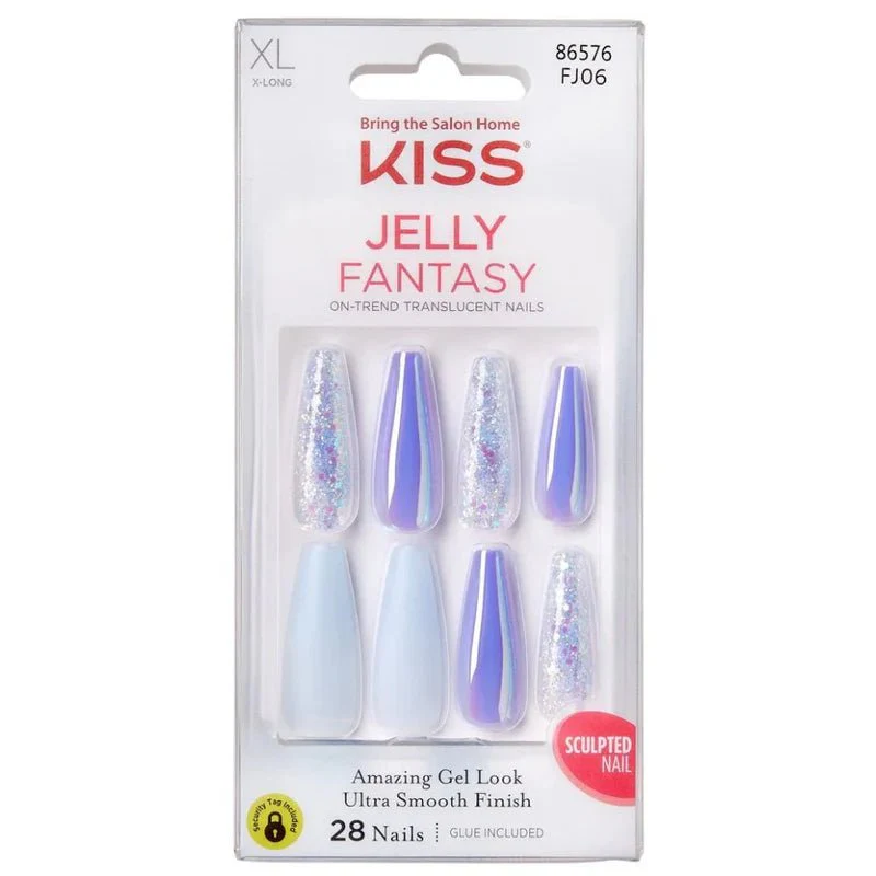 KISS Professional Gel Jelly Fantasy Nails – Ready-to-Wear with Gel Shine - Image 2