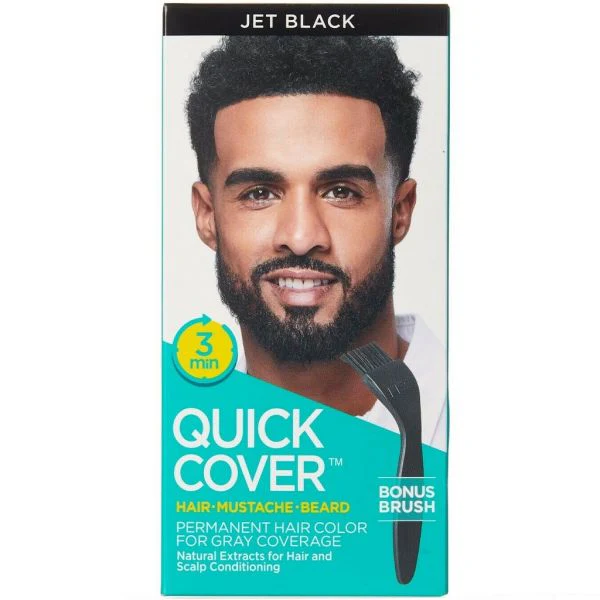 Kiss Quick Cover for Men β Hair, Beard & Mustache 5 Shades - Image 3