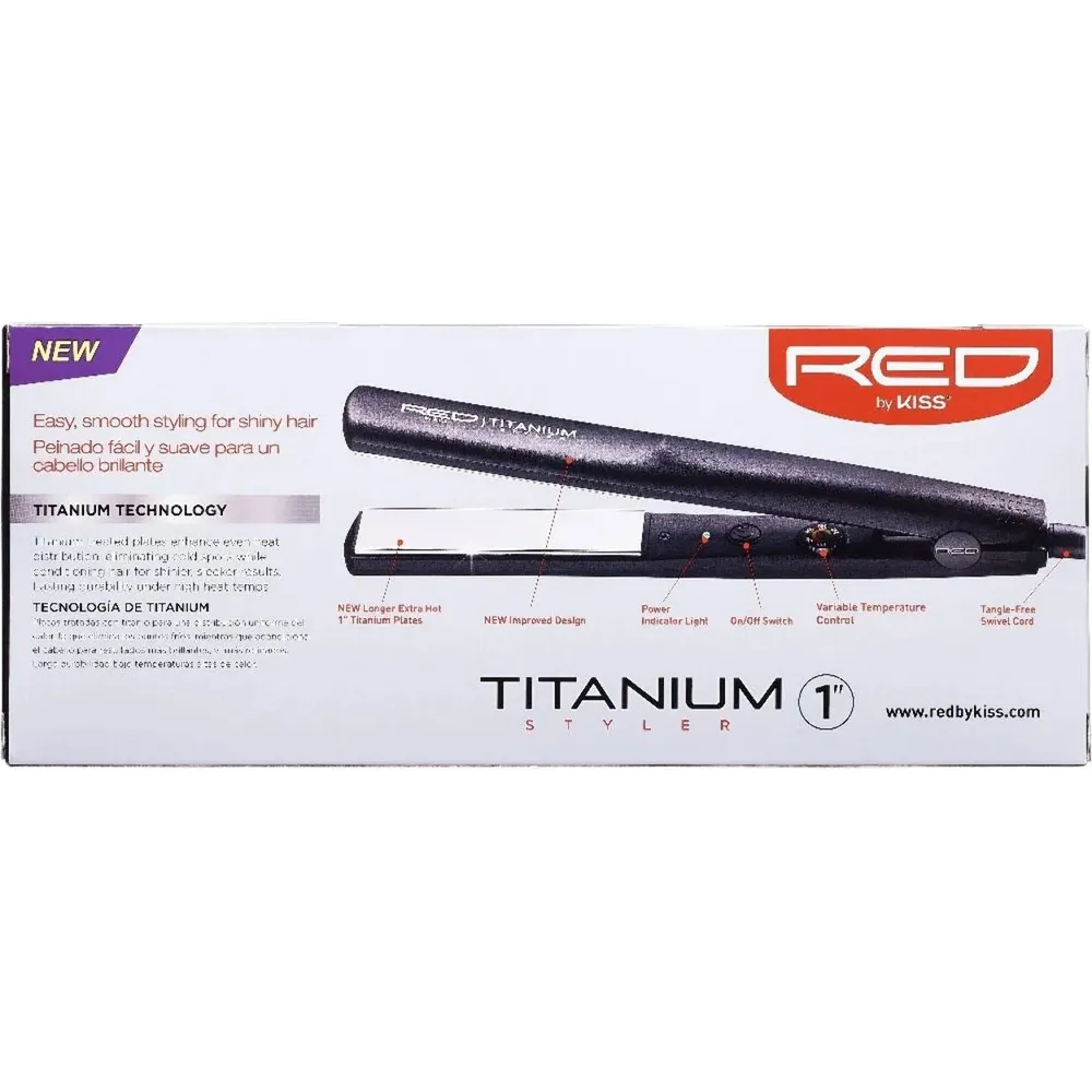 Red By Kiss New Titanium Styler Flat Iron - Image 5