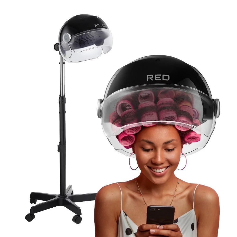 Kiss Red Pro 3000 Ceramic Stand Hood Dryer