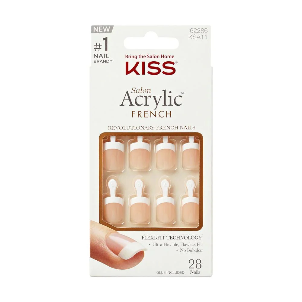 KISS Salon Acrylic French Nails β Elegant & Classic β KSA Series - Image 5
