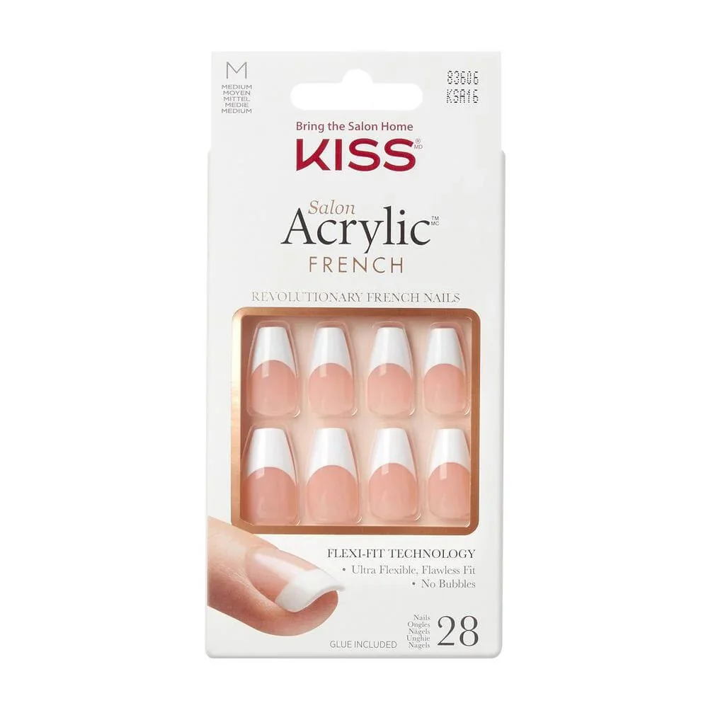 KISS Salon Acrylic French Nails β Elegant & Classic β KSA Series - Image 8