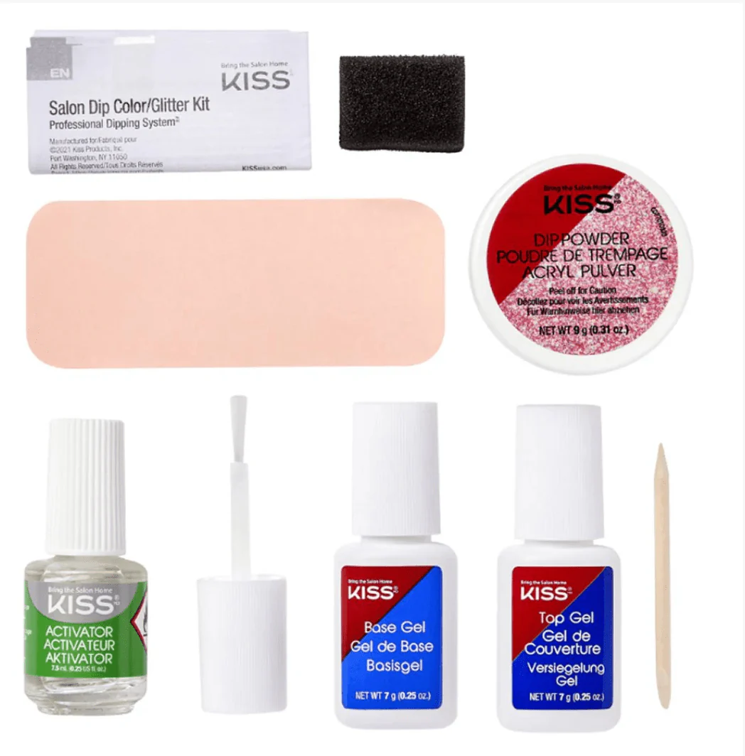 KISS Salon Dip Glitter Nail Kit - Image 2