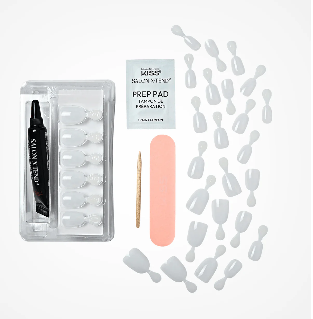 KISS Salon X-tend Press-On Nails – Styles 01 to 04 - Image 6