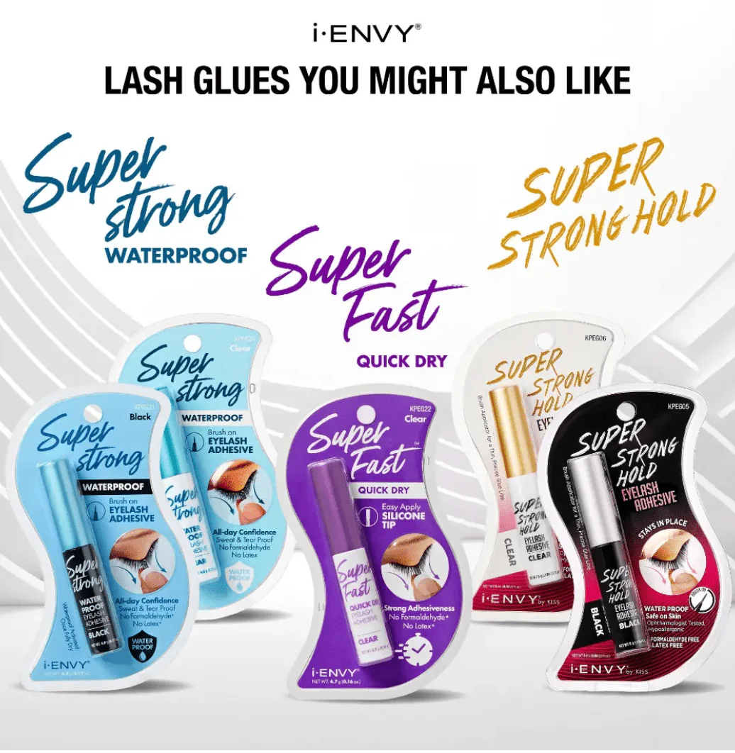 Kiss Super Strong Waterproof Clear Lash Glue – 4.8g