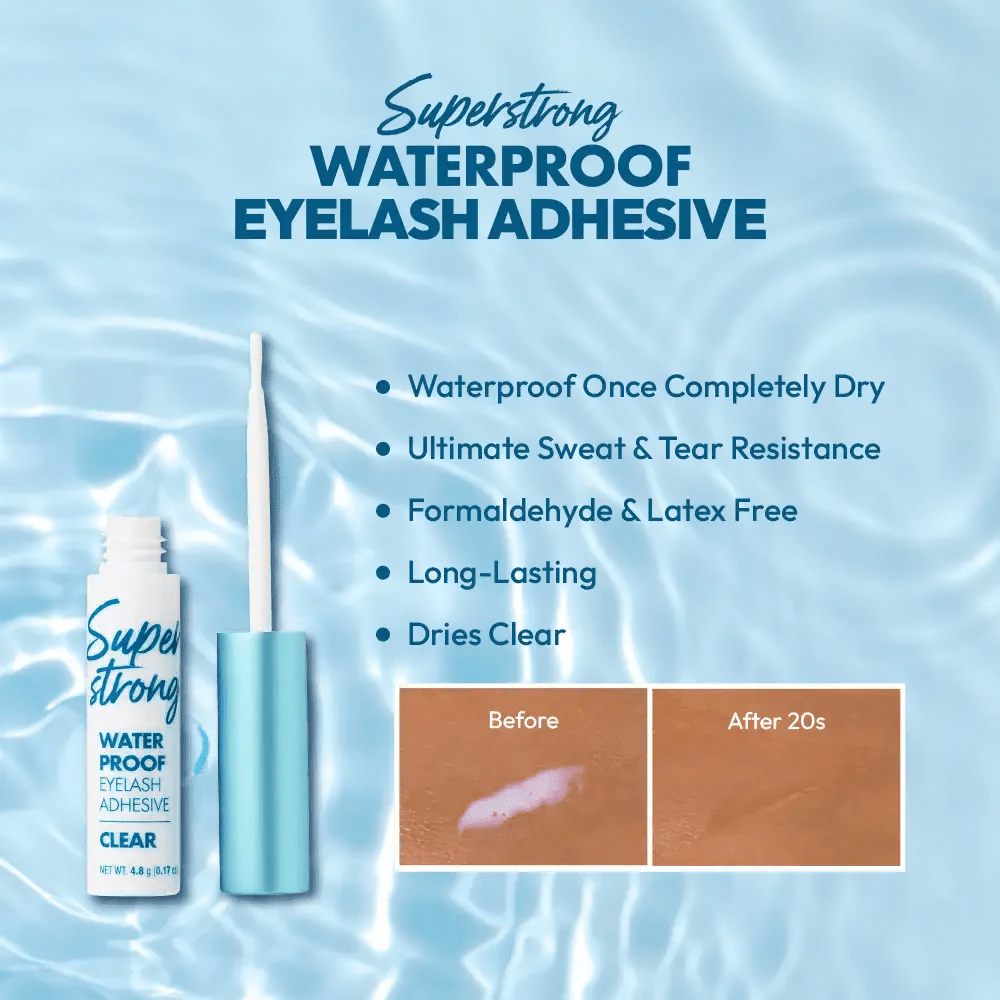 Kiss Super Strong Waterproof Clear Lash Glue – 4.8g - Image 9