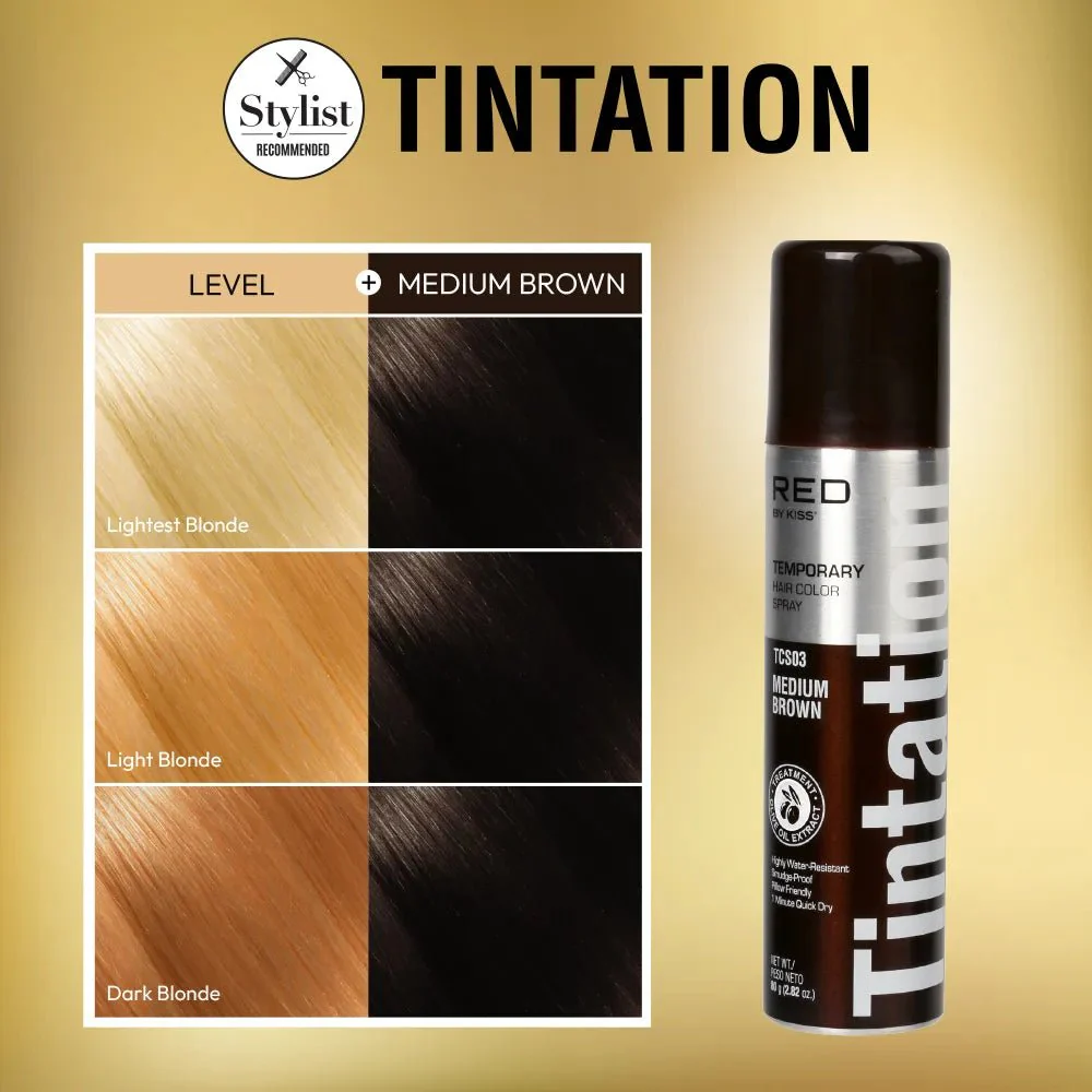 Kiss Tintation Temporary Hair Color Root Touch Up Spray – 2.8oz - Image 11