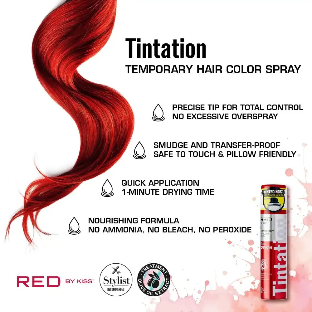 Kiss Tintation Temporary Hair Color Root Touch Up Spray – 2.8oz - Image 12