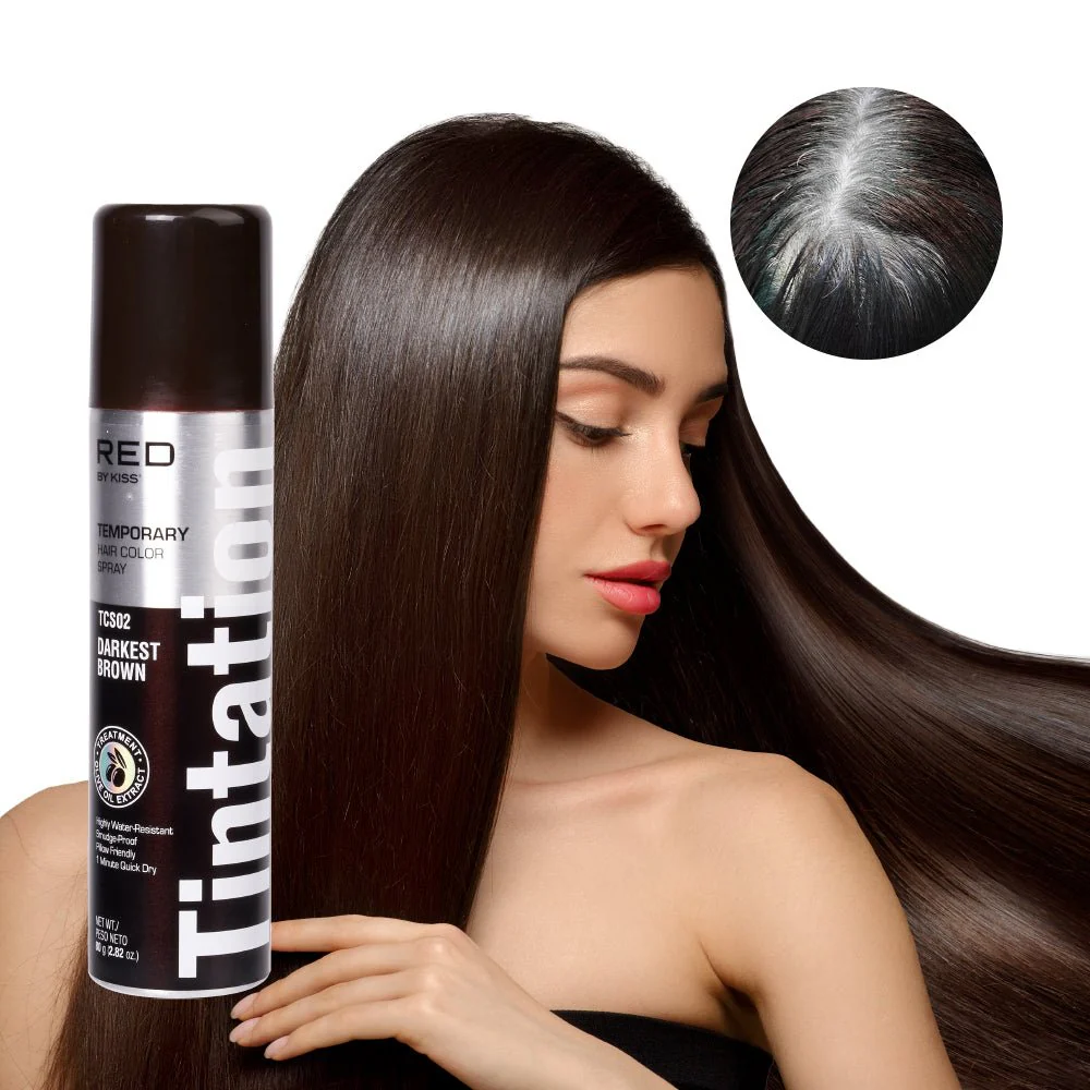 Kiss Tintation Temporary Hair Color Root Touch Up Spray – 2.8oz - Image 7