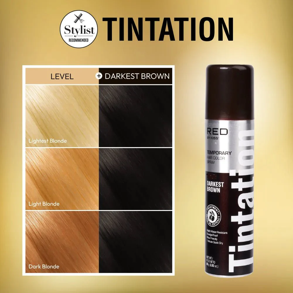 Kiss Tintation Temporary Hair Color Root Touch Up Spray – 2.8oz - Image 8