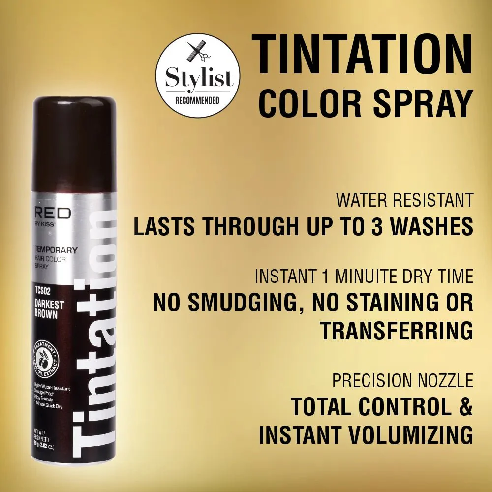 Kiss Tintation Temporary Hair Color Root Touch Up Spray – 2.8oz - Image 35