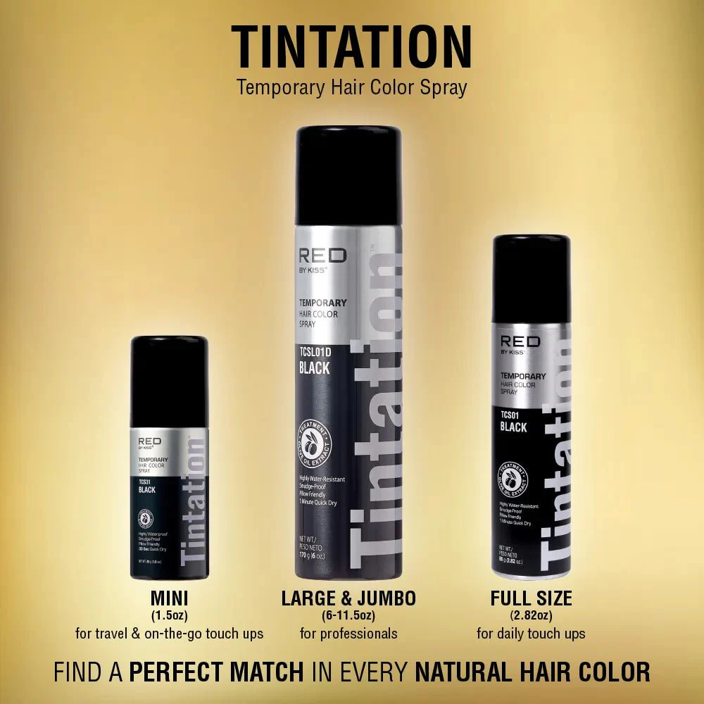 Kiss Tintation Temporary Hair Color Root Touch Up Spray – L - Image 8