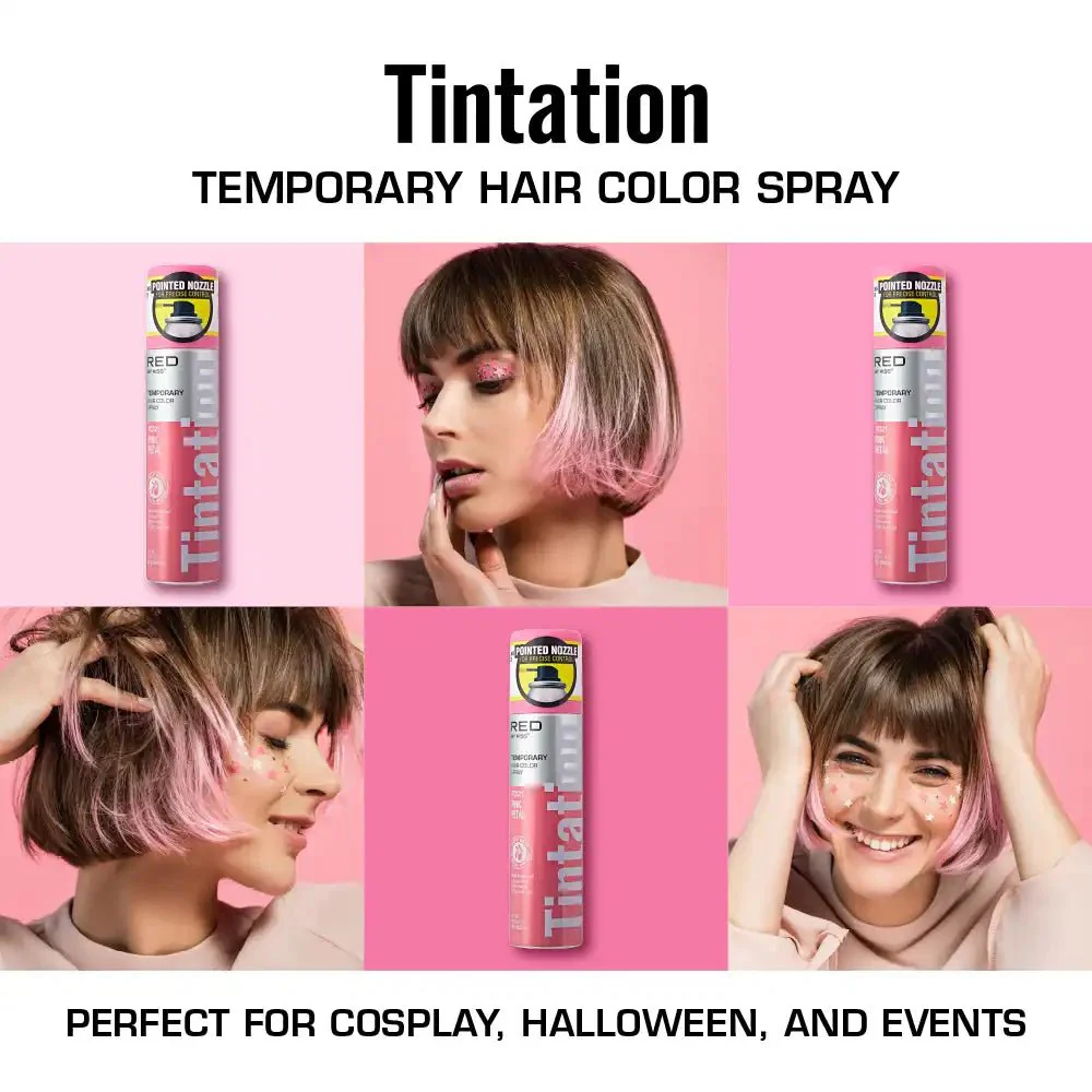 Red by Kiss Tintation Temporary Hair Color Spray – Vibrant Collection - Image 19