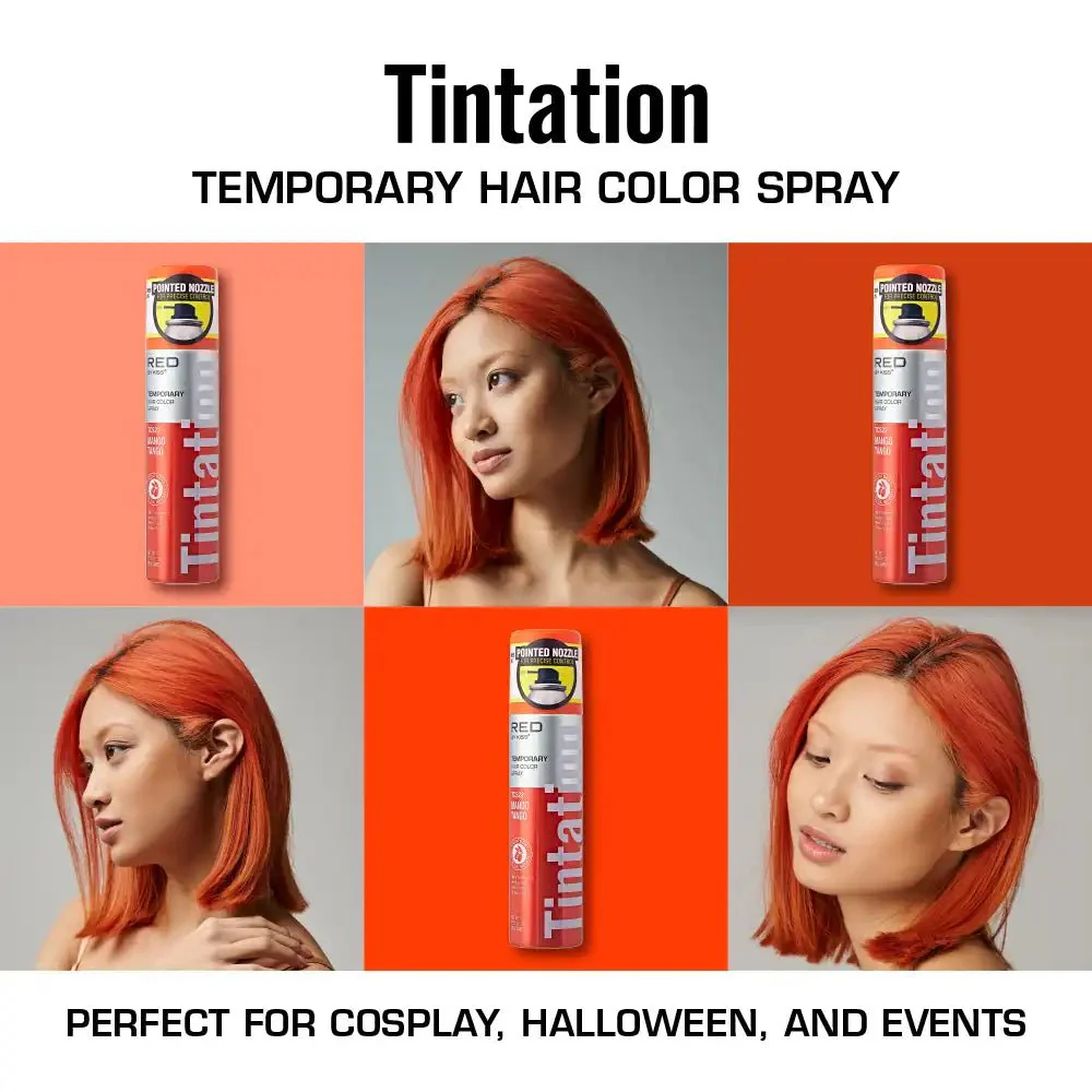 Red by Kiss Tintation Temporary Hair Color Spray – Vibrant Collection - Image 22
