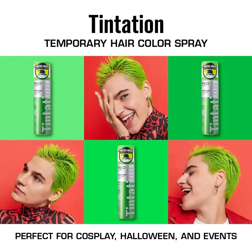 Red by Kiss Tintation Temporary Hair Color Spray – Vibrant Collection - Image 31