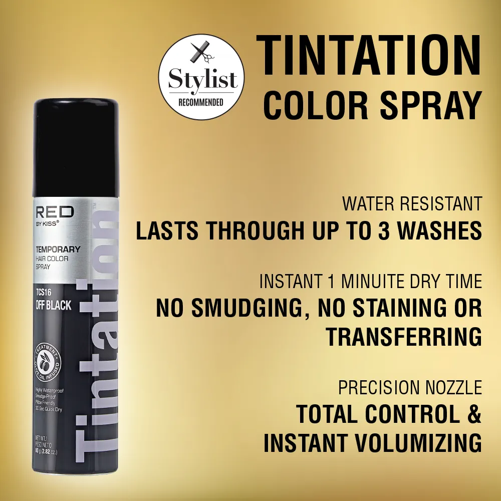 Red by Kiss Tintation Temporary Hair Color Spray – Vibrant Collection - Image 6