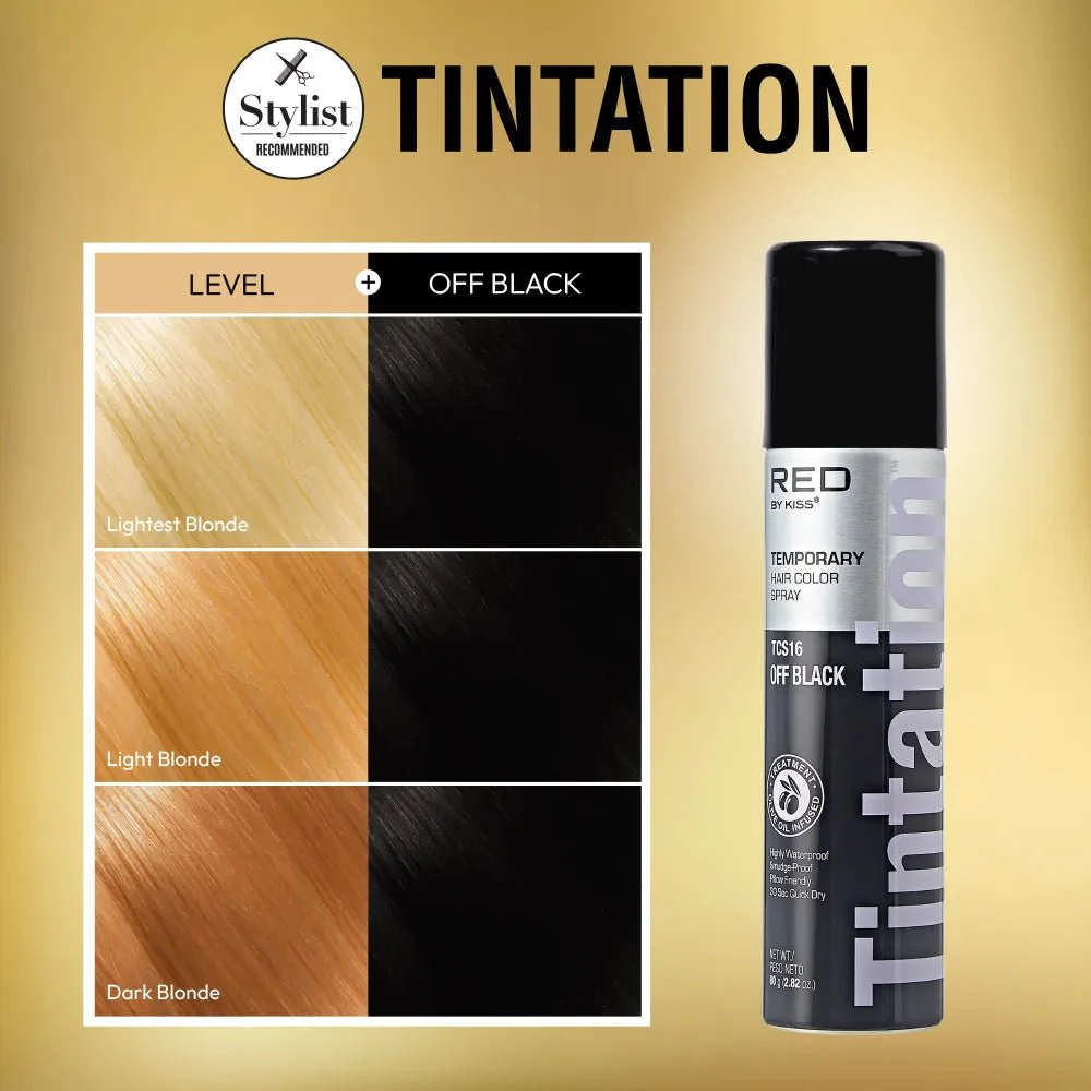Red by Kiss Tintation Temporary Hair Color Spray – Vibrant Collection - Image 9