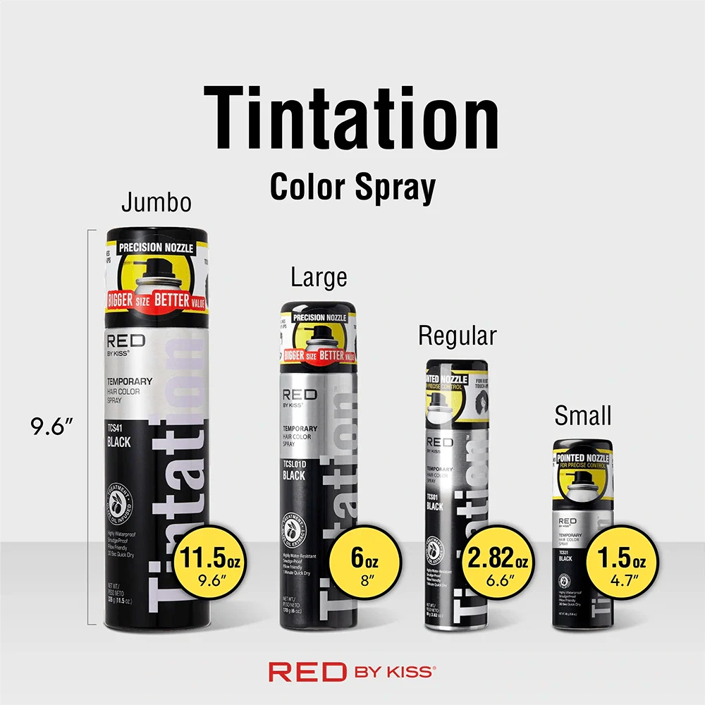 Kiss Tintation Temporary Hair Color Root Touch Up Spray - Image 10