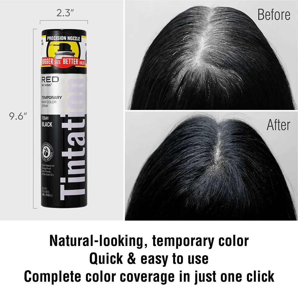 Kiss Tintation Temporary Hair Color Root Touch Up Spray - Image 12