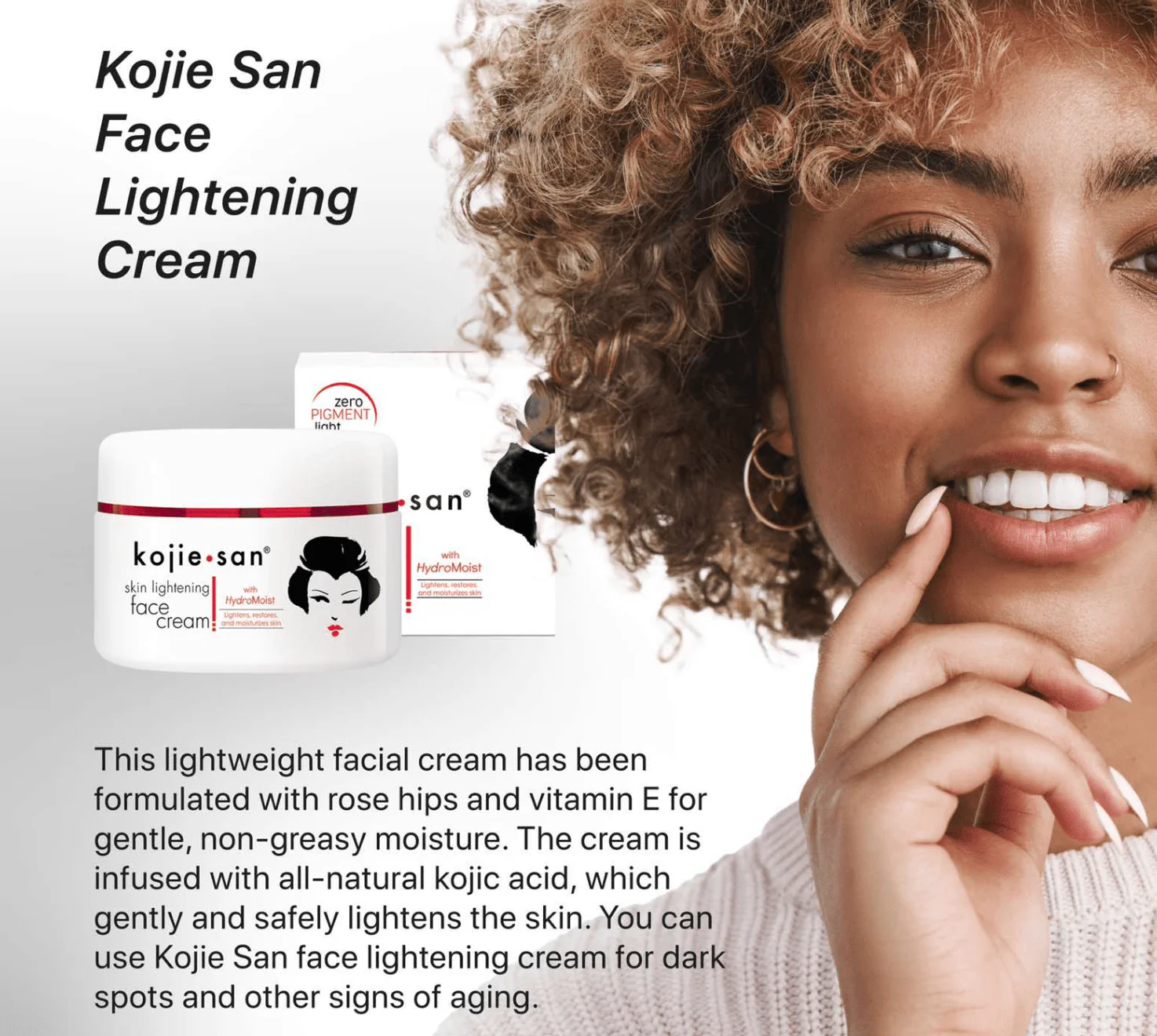 Kojie San Face Cream with Kojic Acid - 30g - Image 3