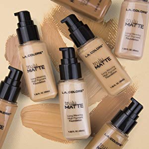 L.A. Colors Truly Matte Foundation – Flawless Matte Finish Multiple Shades