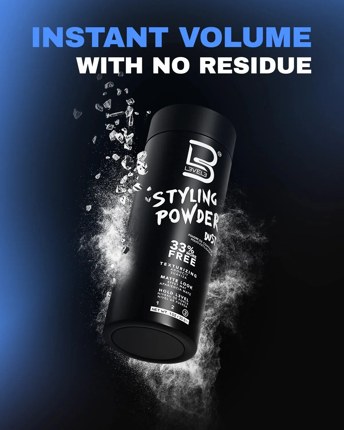 L3VEL3 Styling Powder Dust – 1.06oz - Image 6