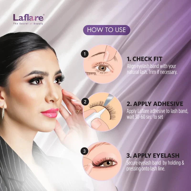 Laflare 3D Silk Mink Lashes – Styles 1 to 24 - Image 3