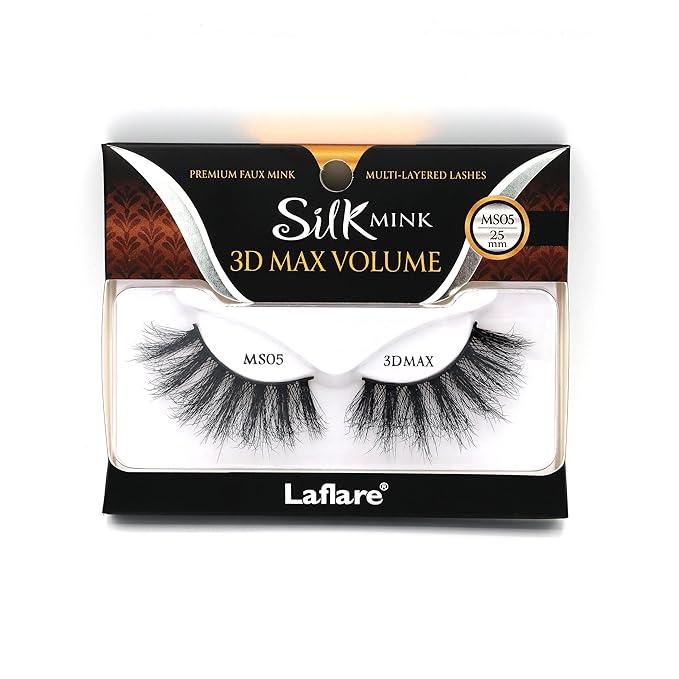 Laflare 3D Silk Mink Max Volume Lashes – 25mm - Image 11