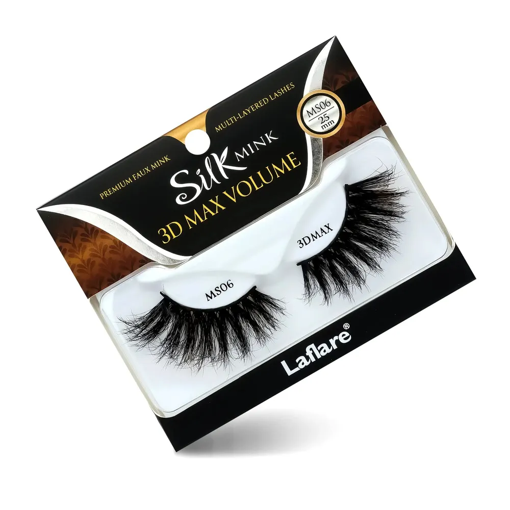 Laflare 3D Silk Mink Max Volume Lashes – 25mm - Image 12