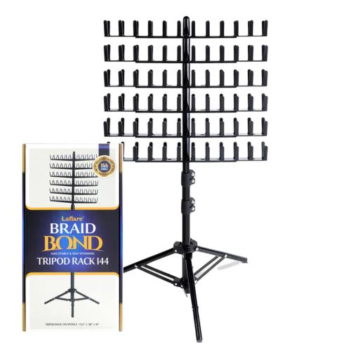 Laflare Braid Bond Tripod Hair Rack โ 144 Spool