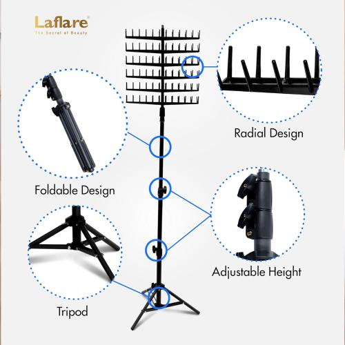 Laflare Braid Bond Tripod Hair Rack โ 144 Spool - Image 2