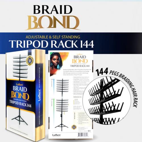 Laflare Braid Bond Tripod Hair Rack โ 144 Spool - Image 5