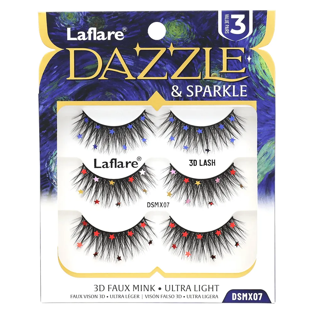 Laflare Dazzle & Sparkle β Colorful & Glitter Eyelashes - Image 10