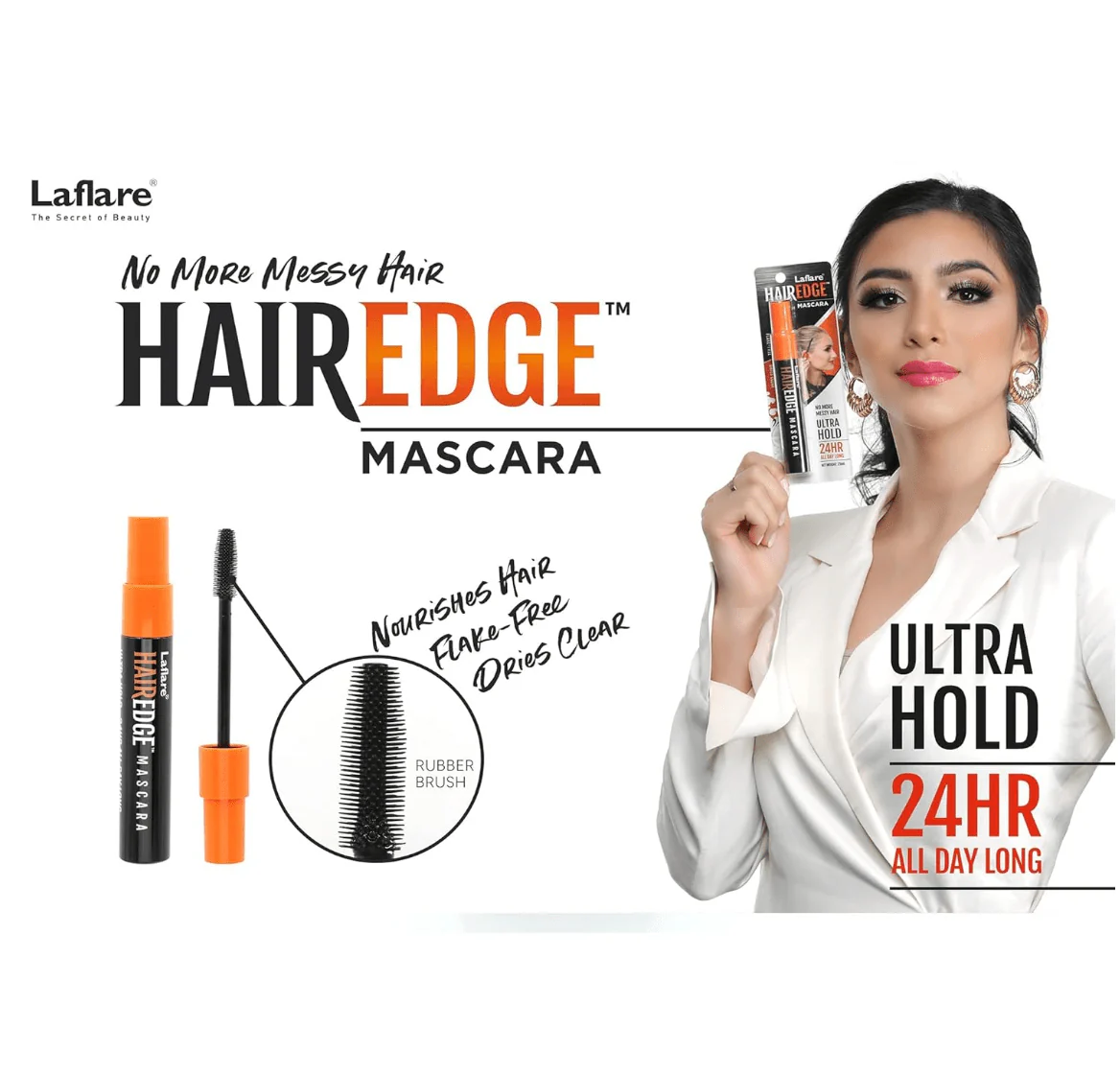 Laflare HAIREDGE Mascara Clear Edge Control Gel – 25ml - Image 2