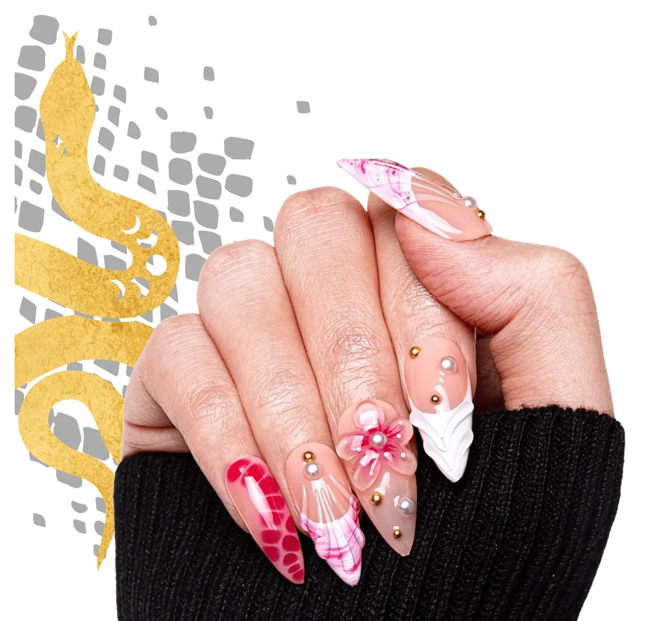 Laflare Handmade Nails – Almond - Image 4