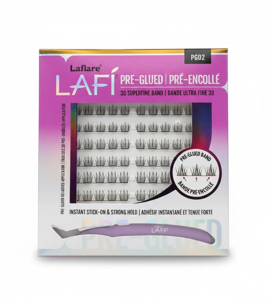 Laflare Lafi Pre Glued 3D Superfine Band Lashes - Image 2