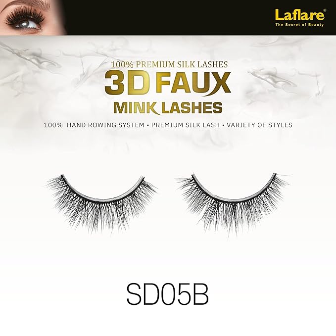 Laflare USA 3D Faux Mink Lashes – 100% Premium Silk - Image 4