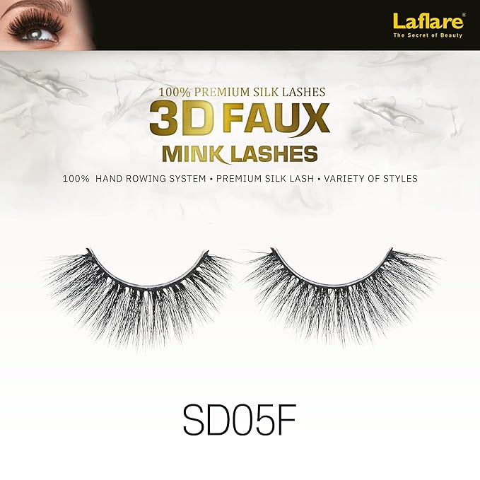 Laflare USA 3D Faux Mink Lashes – 100% Premium Silk - Image 7