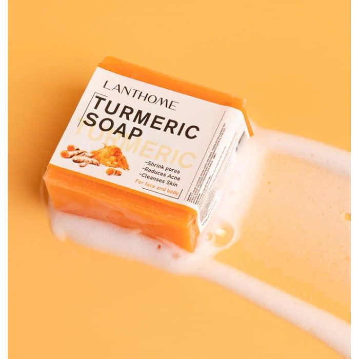 Lanthome - Turmeric Cleansing Soap Bar - 100g - Image 3