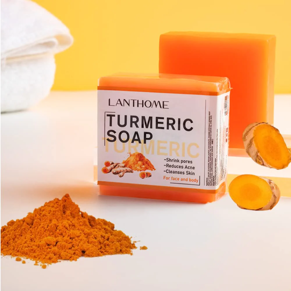 Lanthome - Turmeric Cleansing Soap Bar - 100g - Image 4