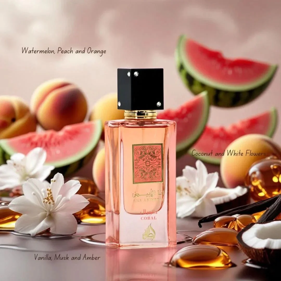 Lattafa Ana Abiyedh Coral Eau De Parfum Spray β 3.4oz - Image 3