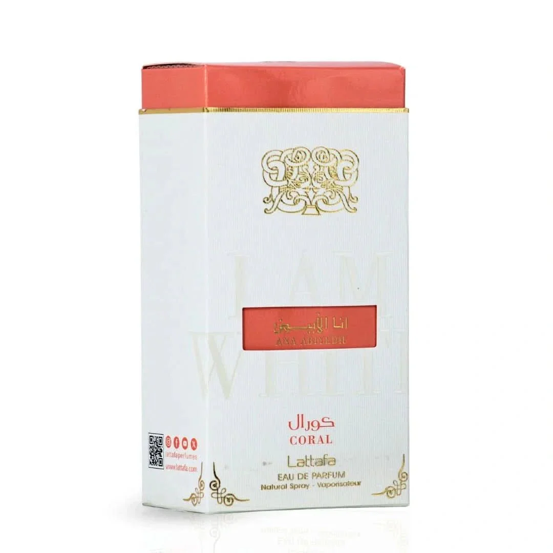 Lattafa Ana Abiyedh Coral Eau De Parfum Spray β 3.4oz - Image 4
