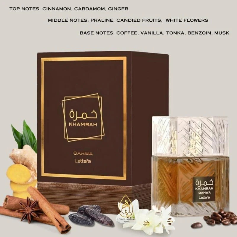 Lattafa Khamrah & Khamrah Qahwa - 3.4oz - Image 8