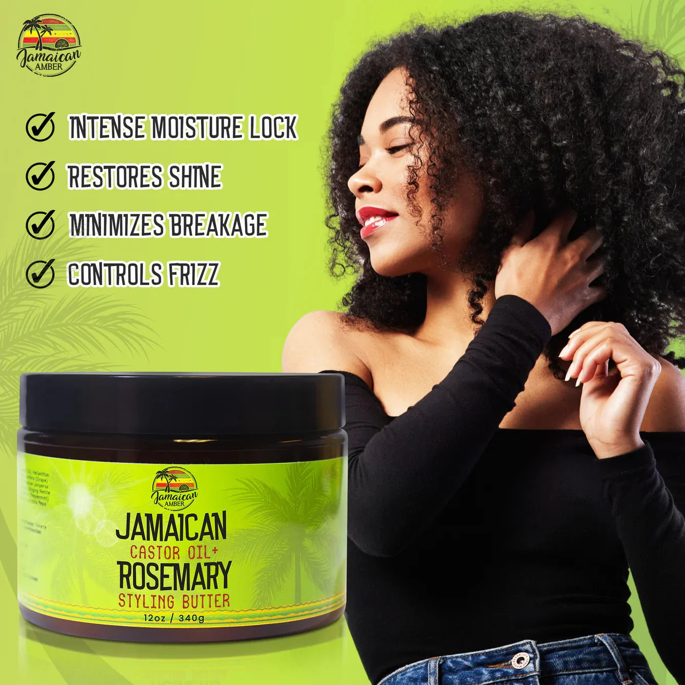 Jamaican Amber Castor Oil & Romero Conditioner โ 354 ml - Image 3