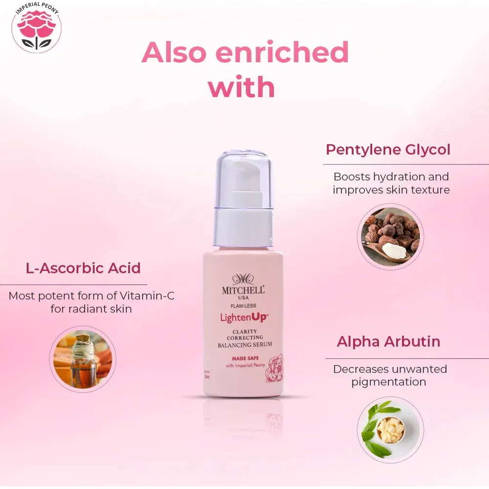 Mitchell Brands Lighten Up Flaw-Less Serum - 50ml - Image 8