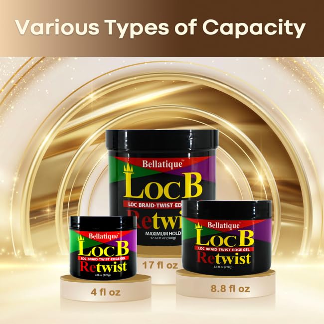 Loc B Retwist & Edge Gel – 48HR Hold for Locs