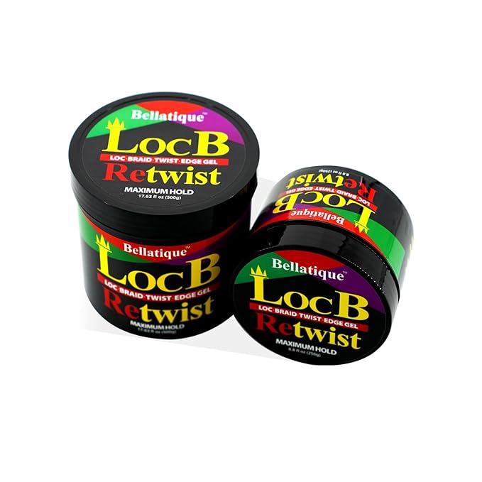 Loc B Retwist & Edge Gel – 48HR Hold for Locs - Image 2
