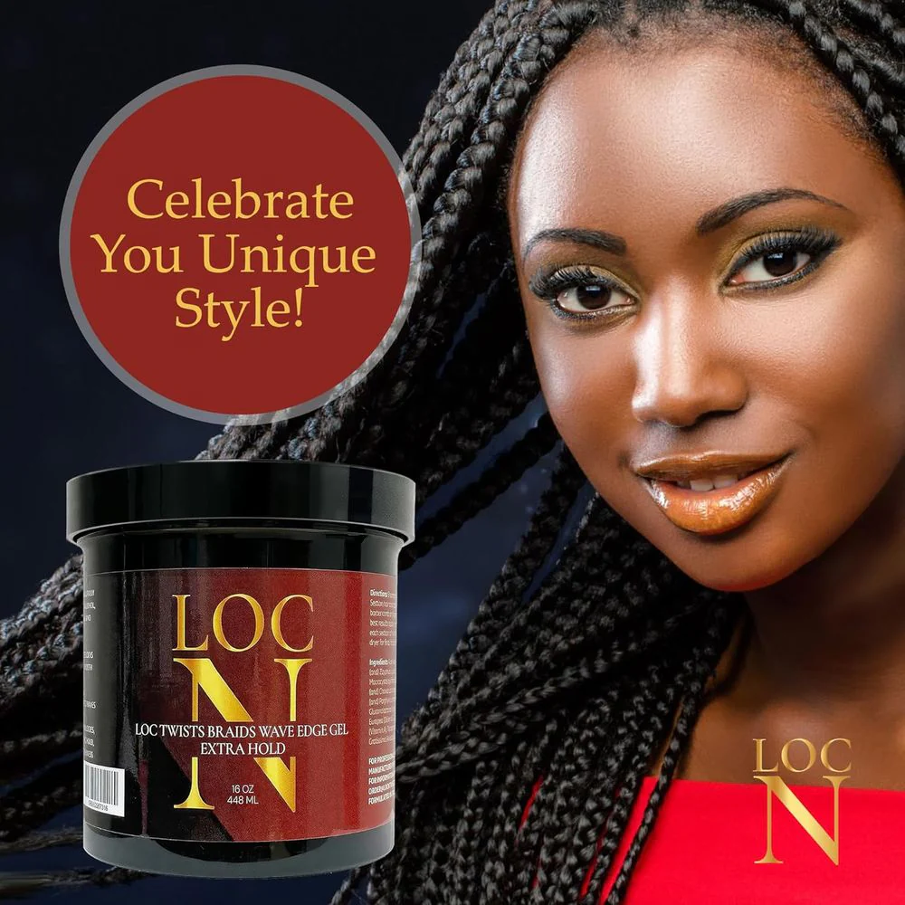Loc Twist Braids Wave Edge Gel – Strong Hold & Shine - Image 5