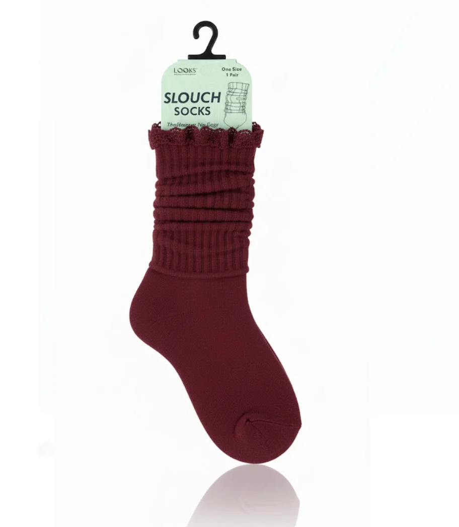 LQQKS Adult Lace Slouch Socks - Image 3